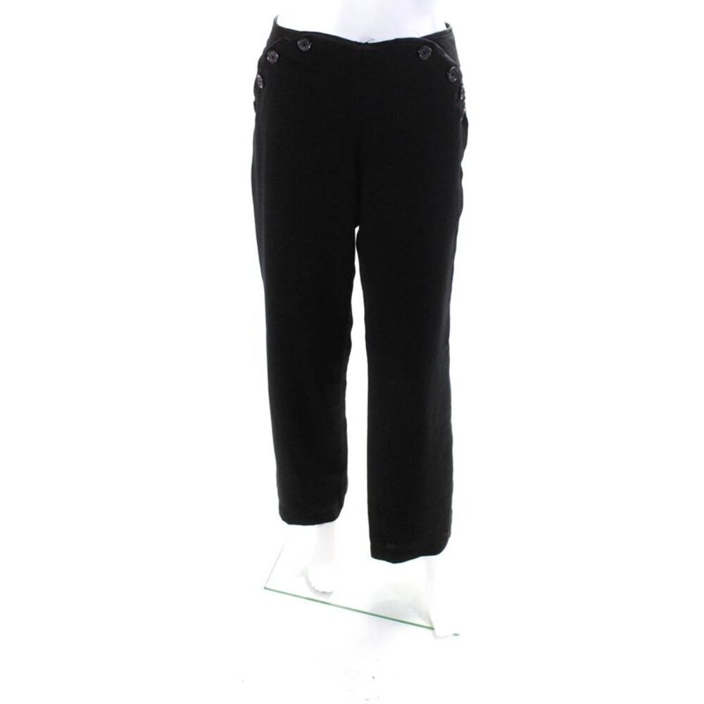 Alice Temperley For Target Womens Buttoned Straight Sailor Pants Black Size 9